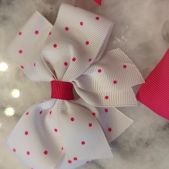 Pink and white bow bundle (3) - Picture 4 of 4